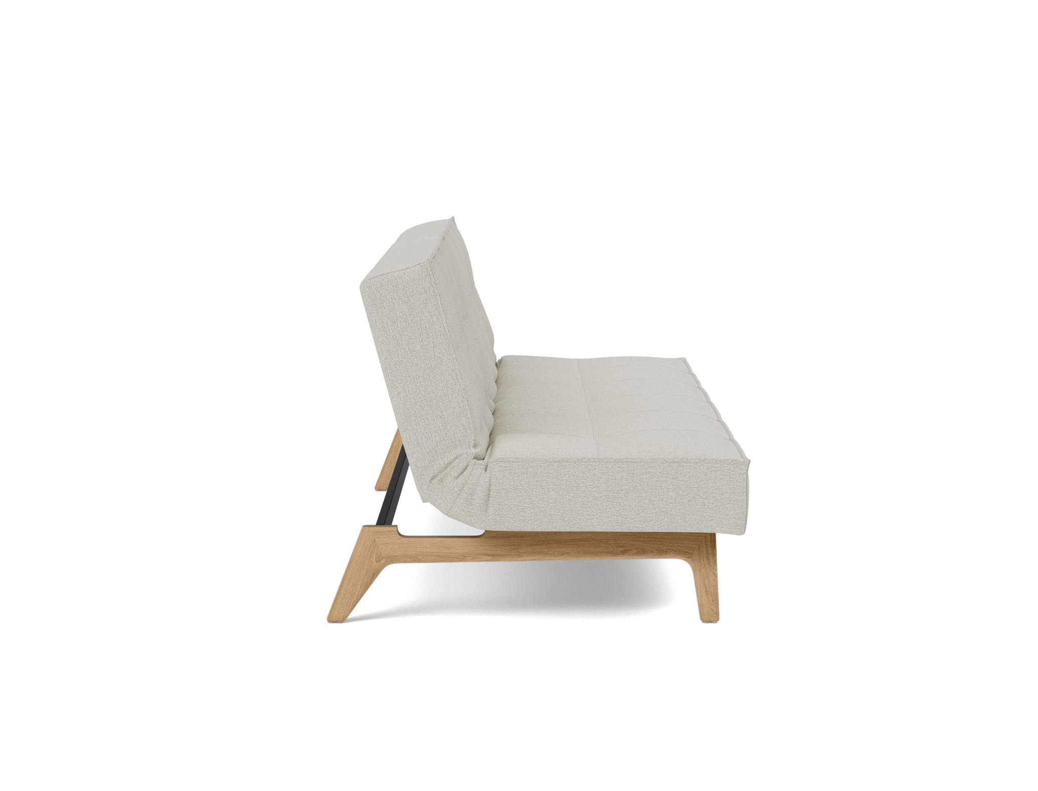 Schlafsofa Splitback Flachgewebe Mixed Dance 527-Natural Beine Eiche