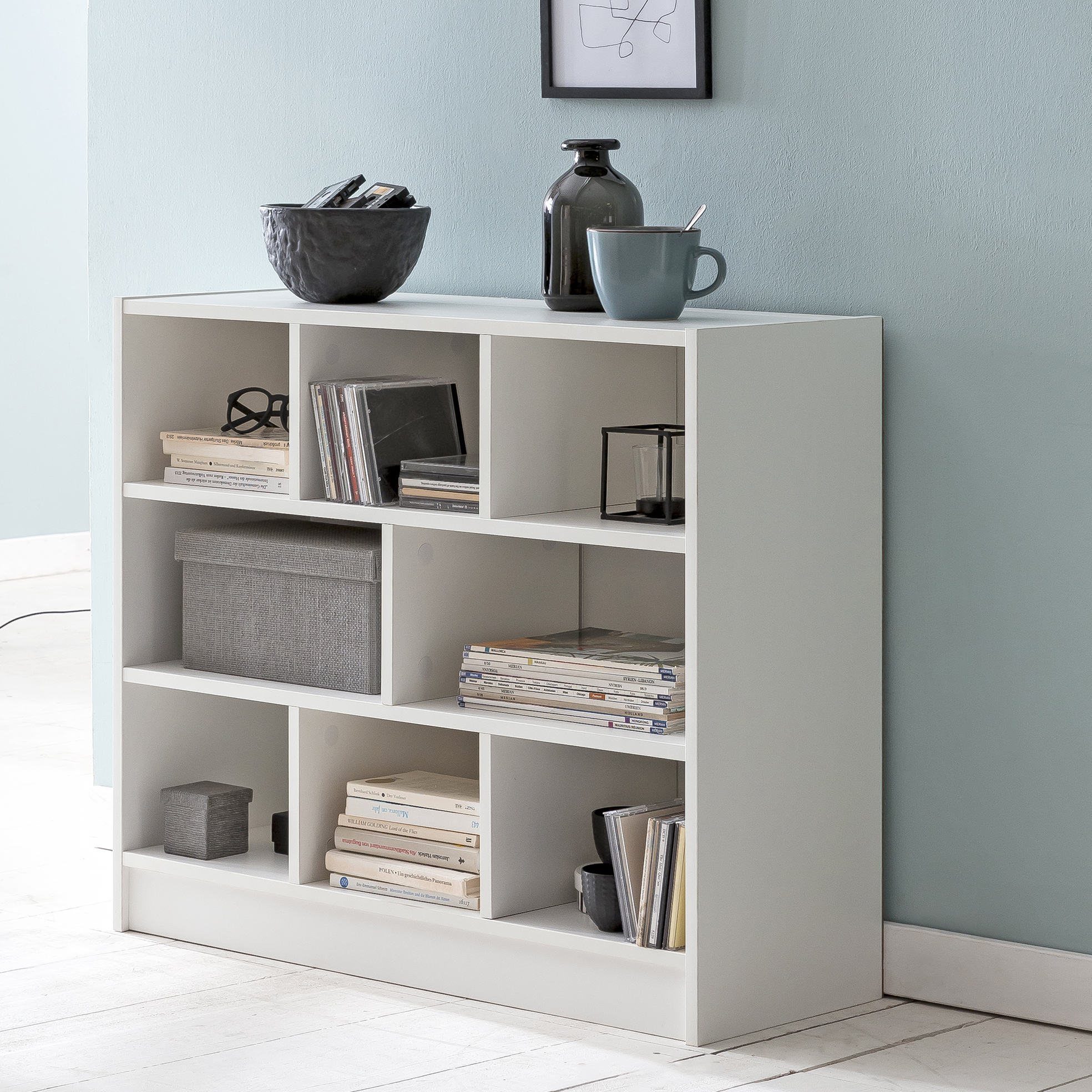 Bücherregal Kibaek Weiß 80 × 29,5 × 68,5 cm