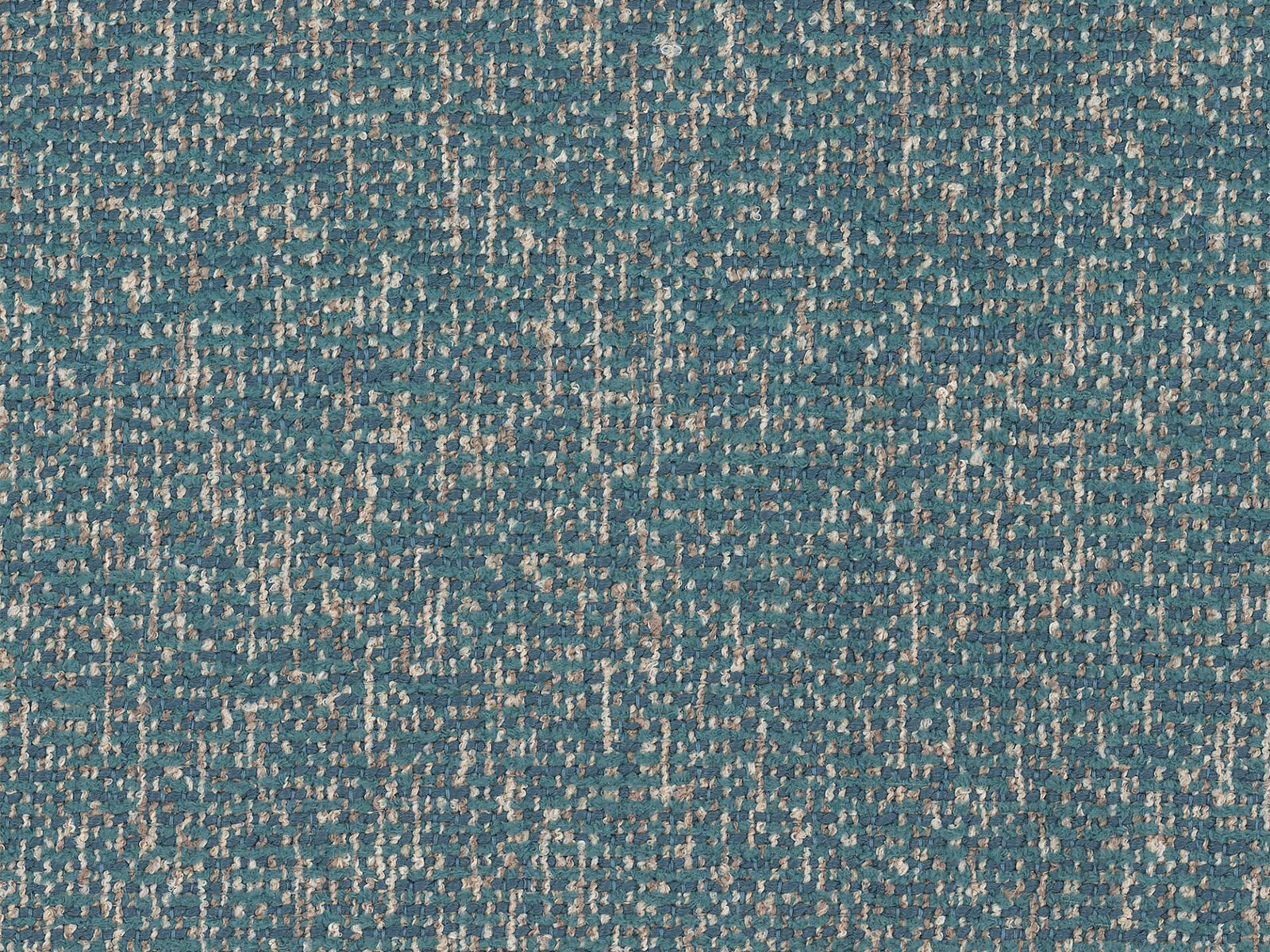 Micadoni Sessel Kate 1-Sitzer Strukturierter Stoff Blau Melange
