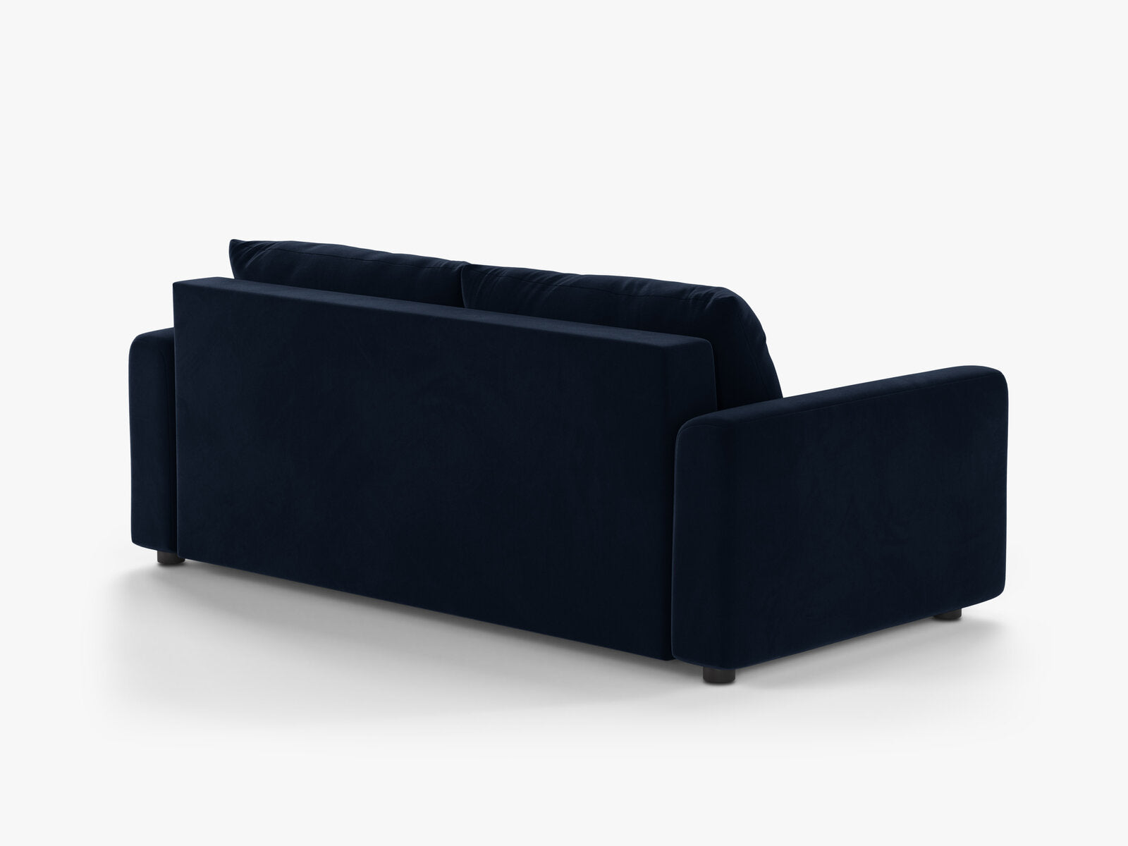 Micadoni Sofa mit Schlaffunktion David 3-Sitzer Samt Salvador Königsblau
