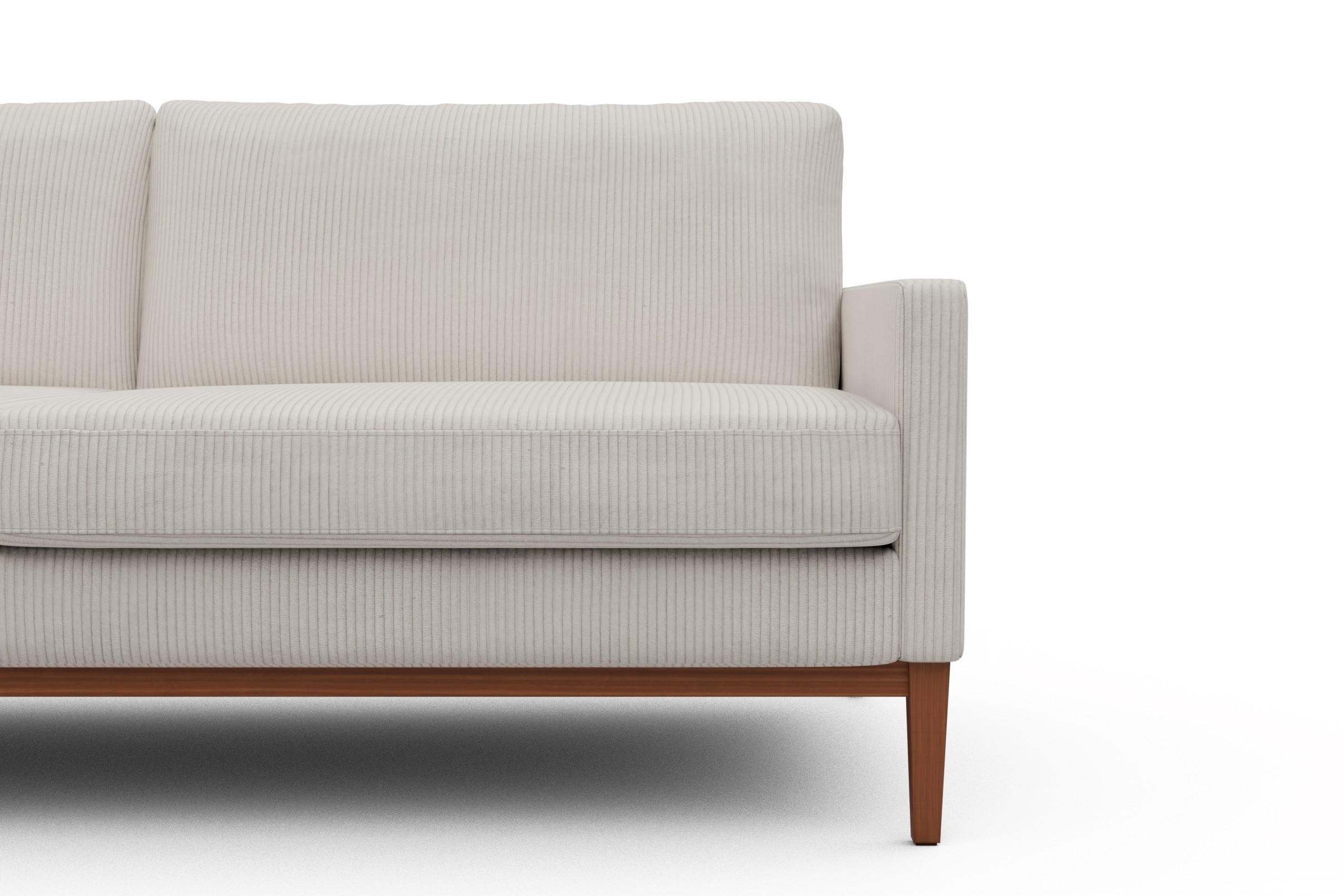 Sofa Bodo 2-Sitzer Kord Corduroy 594-Ivory