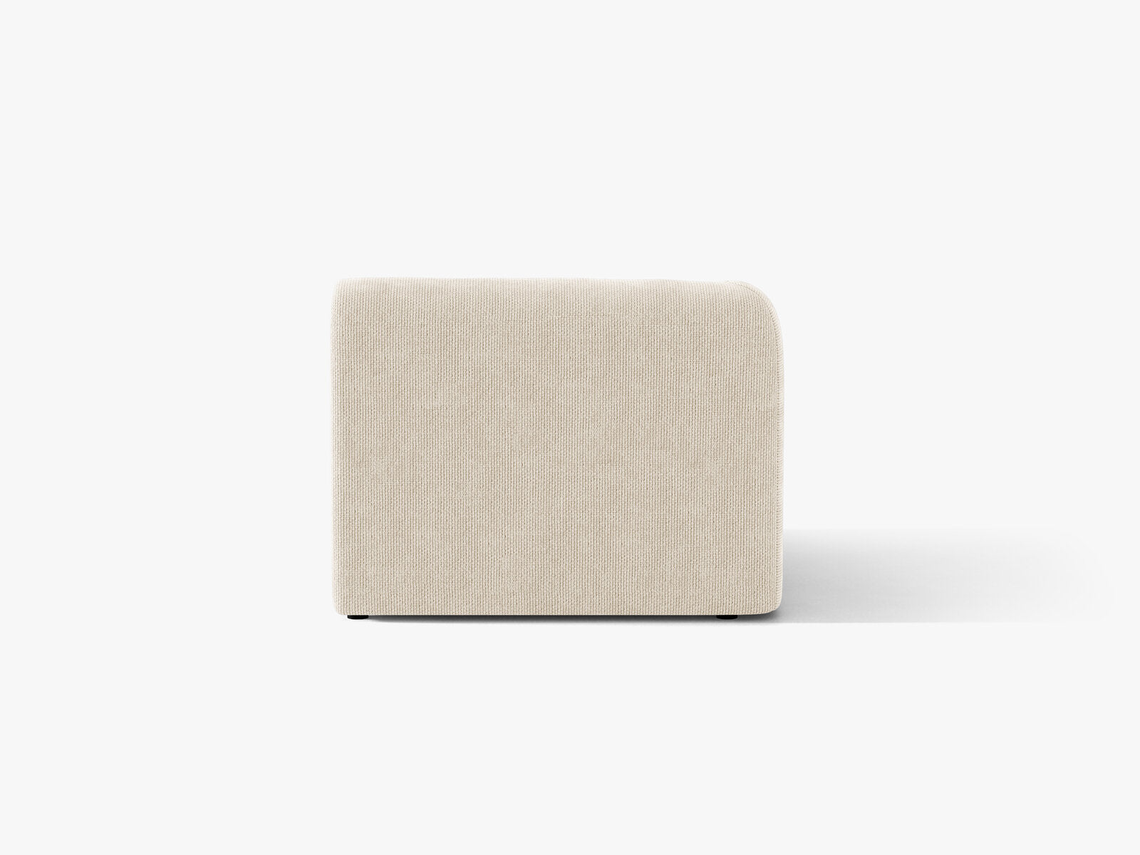 Micadoni Eckmodul Miley 1-Sitzer Links Chenille Eden Elfenbein
