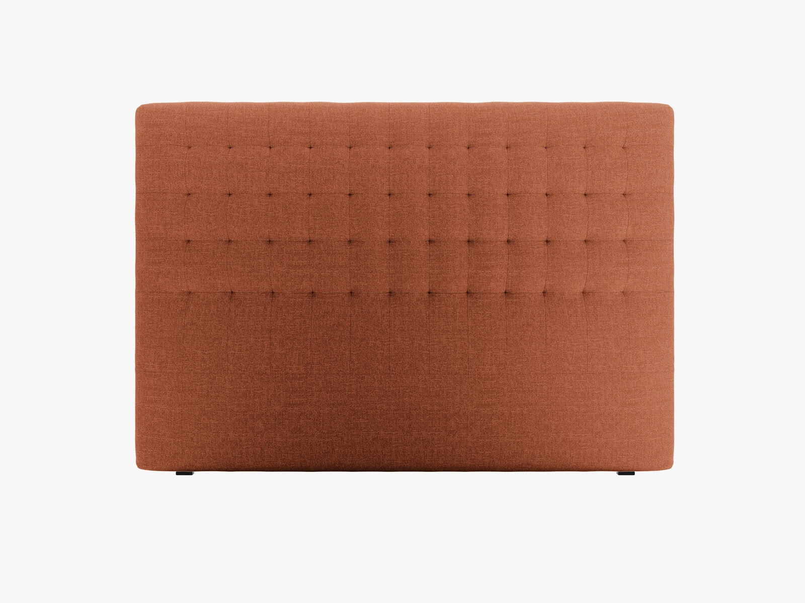 Micadoni Nova Samtiger Kopfteil 120 cm (H 120 cm) Strukturierter Stoff Liberty Ziegel 180x120