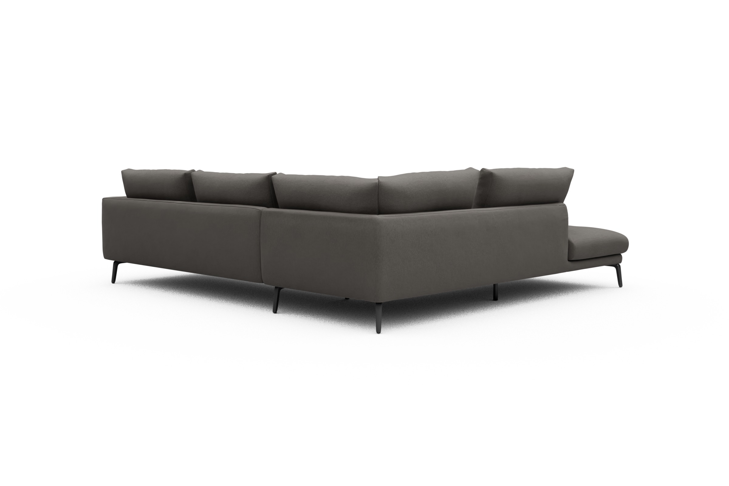 Ecksofa Karl Relax-Ecke links mit 2,5-Sitzer Satya-Taupe