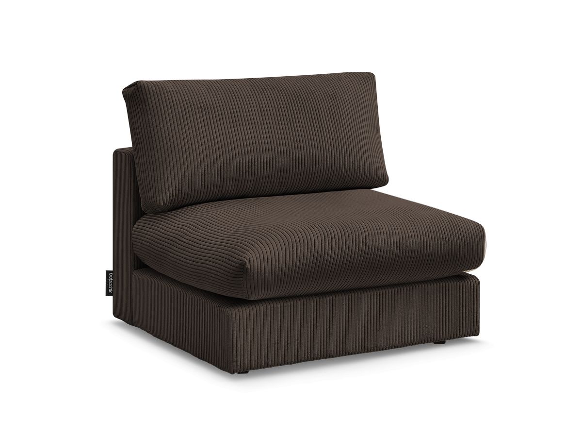 Bobochic Paris Sofamodul 1-Sitzer Cordsamt Braun
