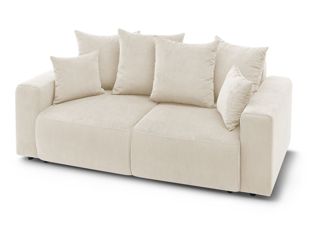 Bobochic Envy Sofa 2-Sitzer Cordsamt Beige