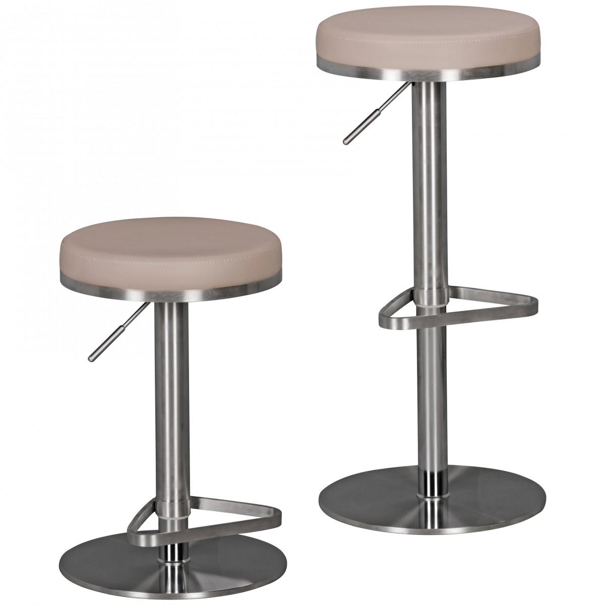 Barhocker Modalen Metall Beige Ø 38 cm