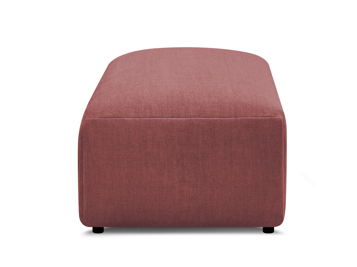 Bobochic Jana Pouf 63 × 114 cm Samt Orange