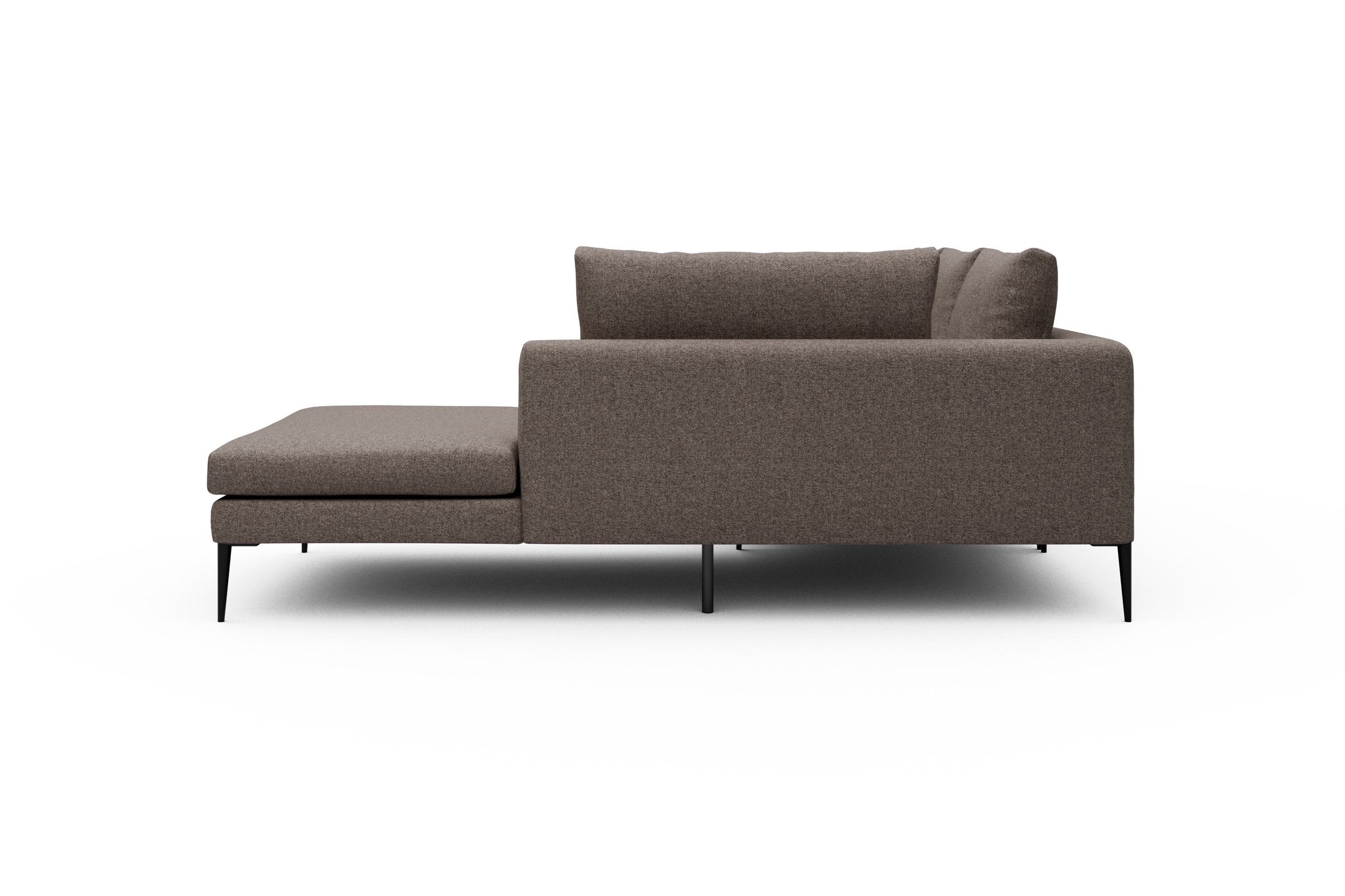 Ecksofa Paul Relax-Ecke rechts mit 2-Sitzer Sama-Stone