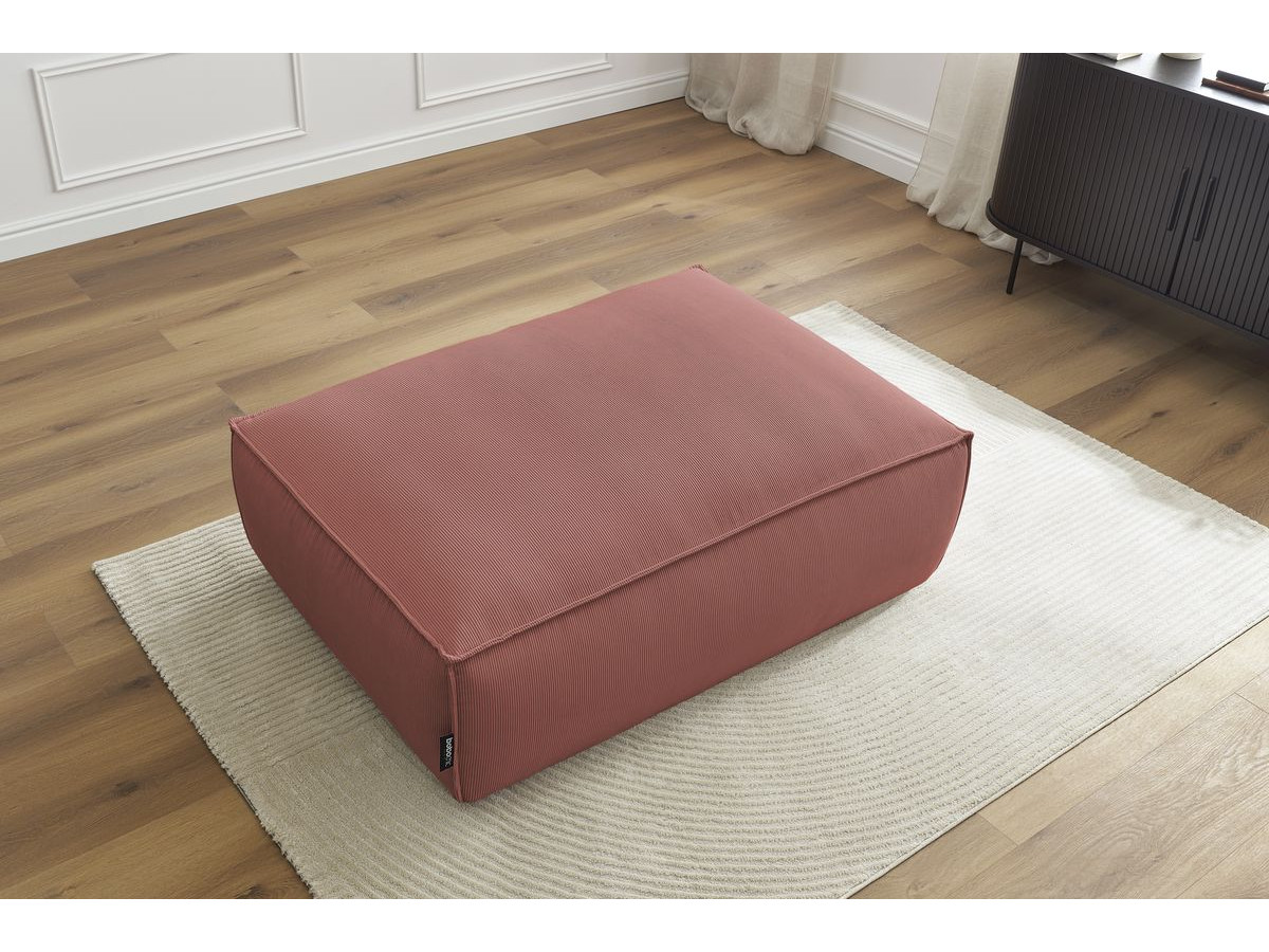 Bobochic Boheme Pouf Cordsamt Rosa