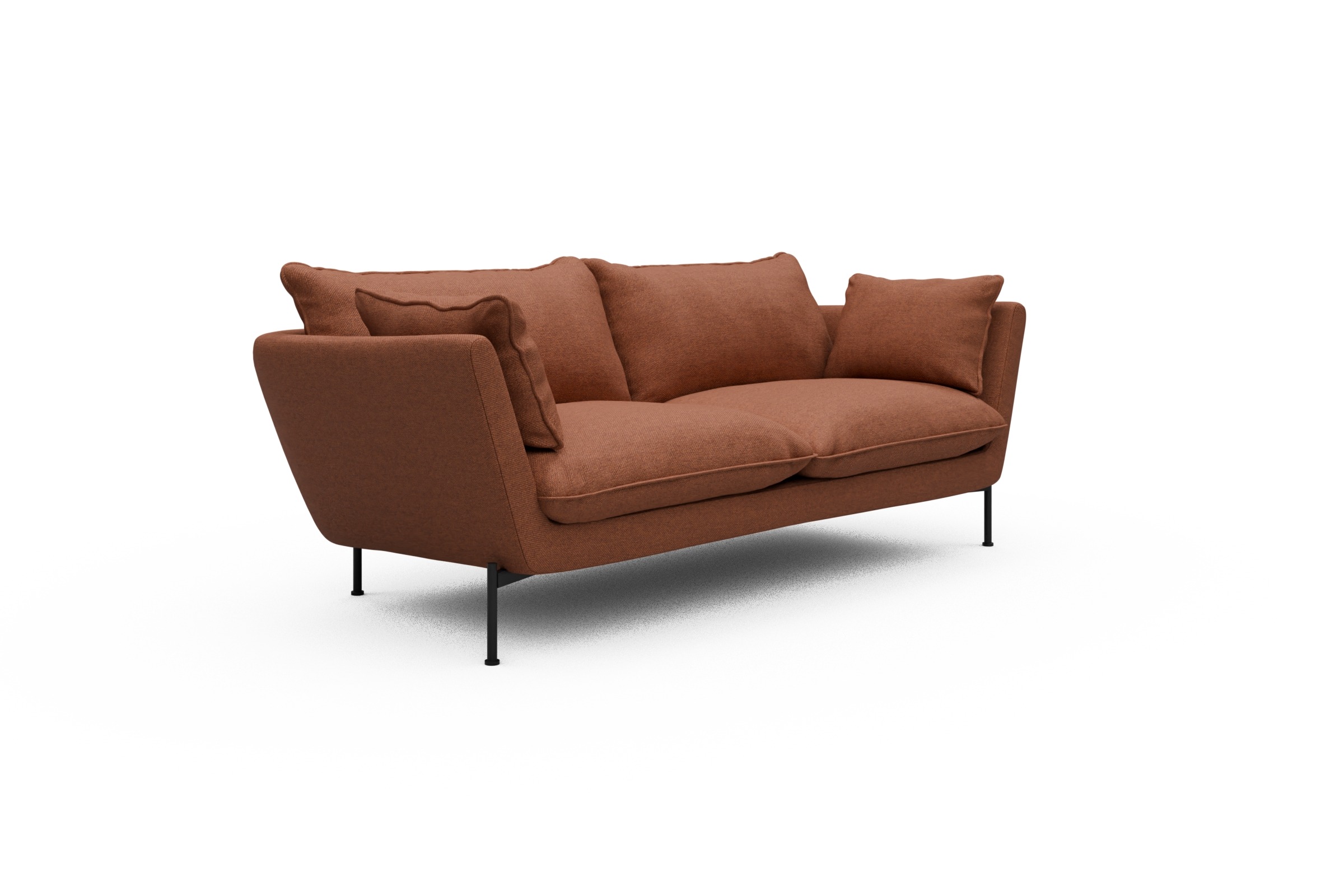 Sofa Anton PREMIUM 2-Sitzer Weda-Rust