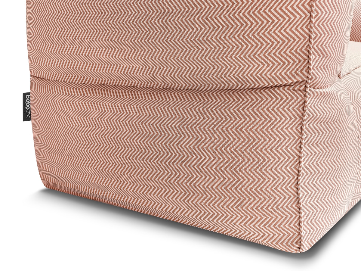 Bobochic Nour Gartensofa 2-Sitzer Stoff Orange