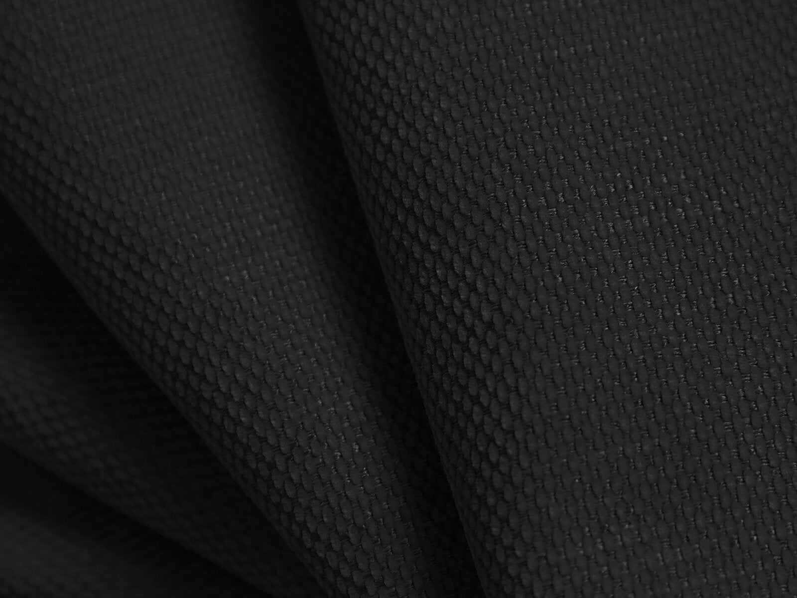 Micadoni Hocker Molino Medium Strukturierter Stoff Rebel Schwarz