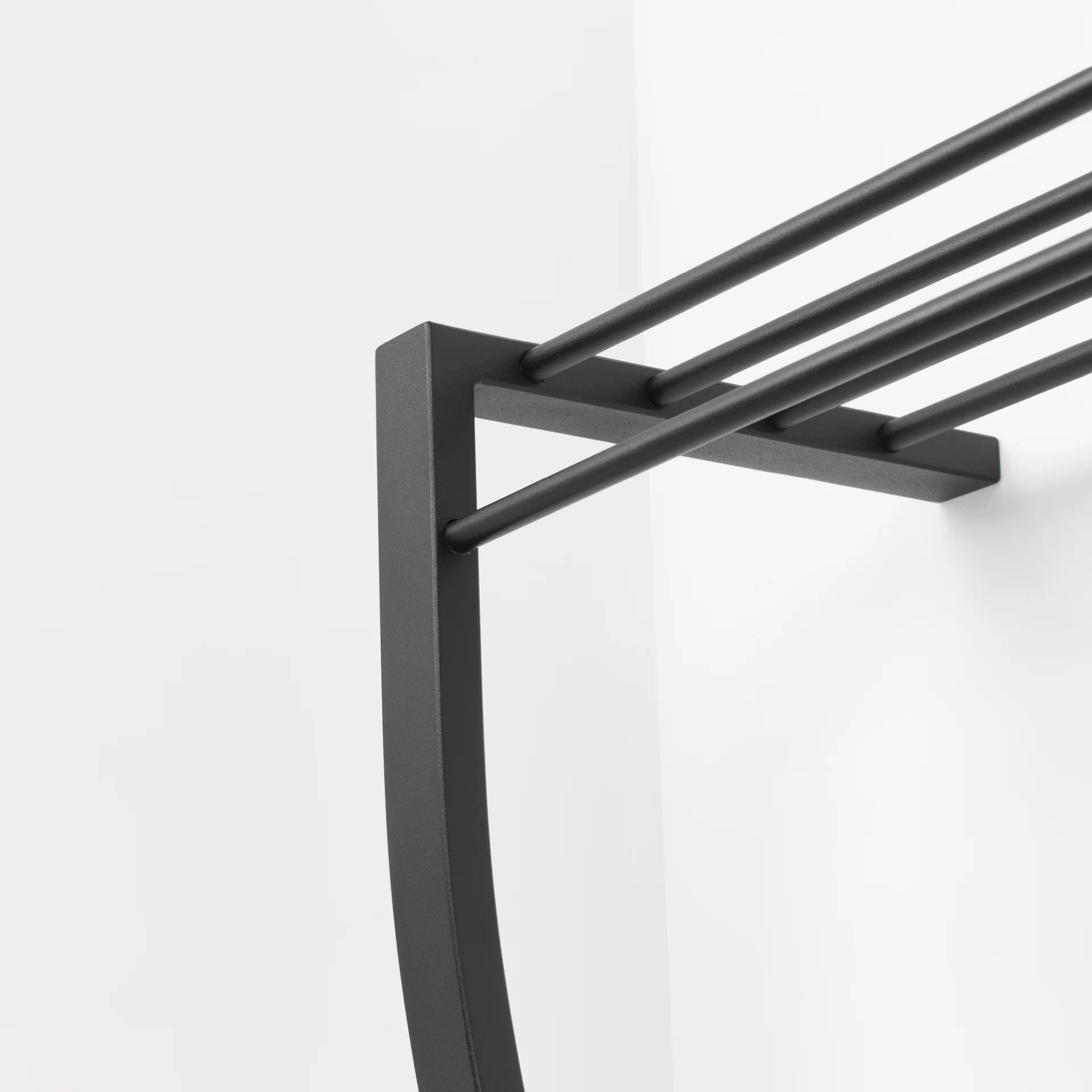 Spinder Design Carve 1 Wandgarderobe Schwarz