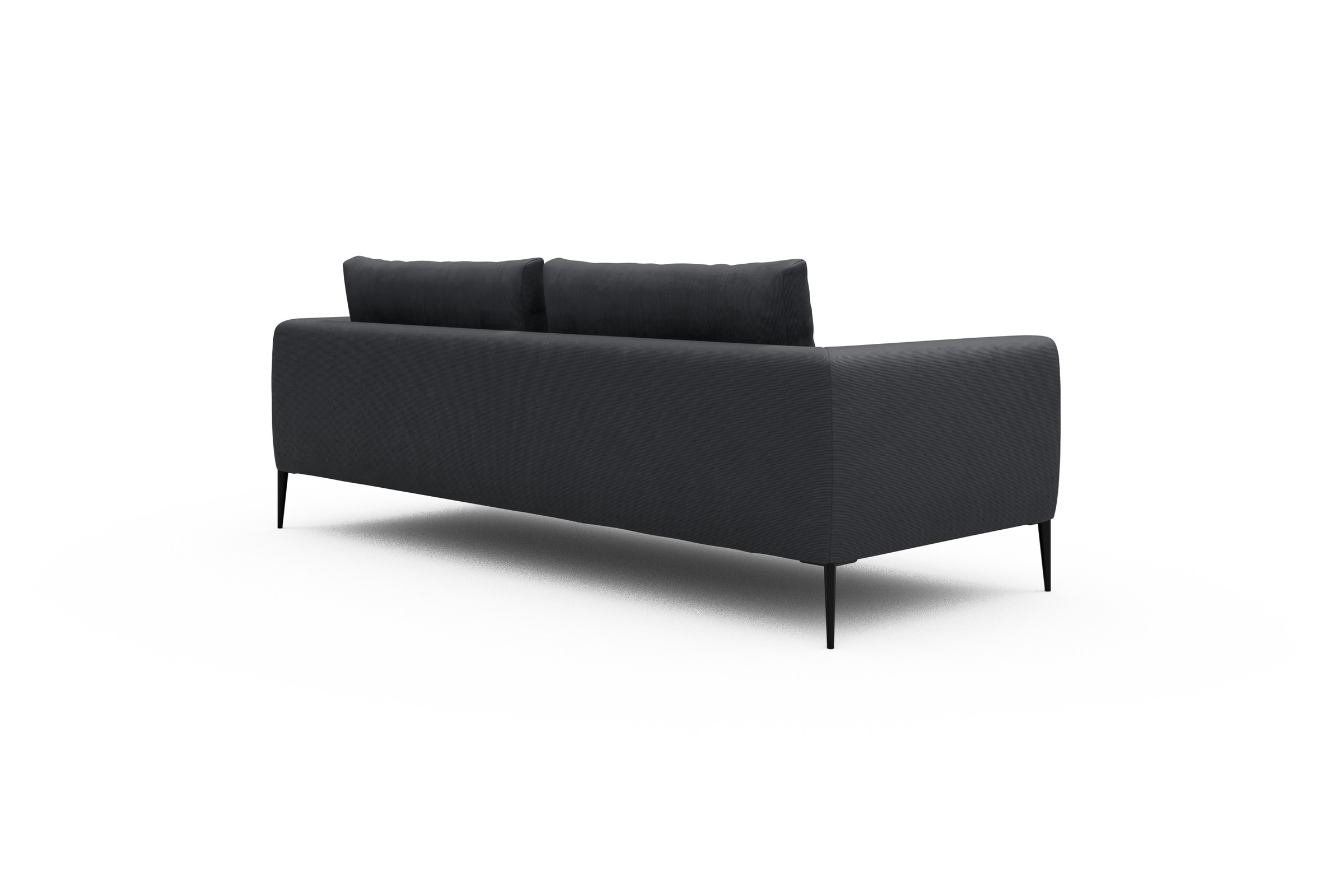 Sofa Paul 3-Sitzer Cordufine-Slate-Grey
