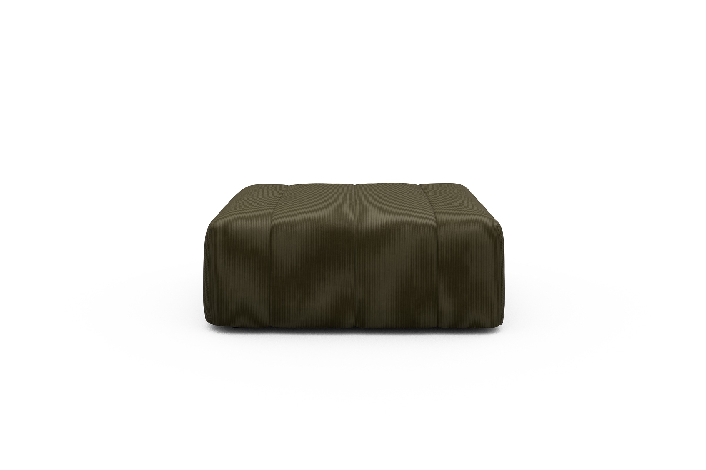 Sitzhocker Hugo Ottomane Cordufine-Pine-Green