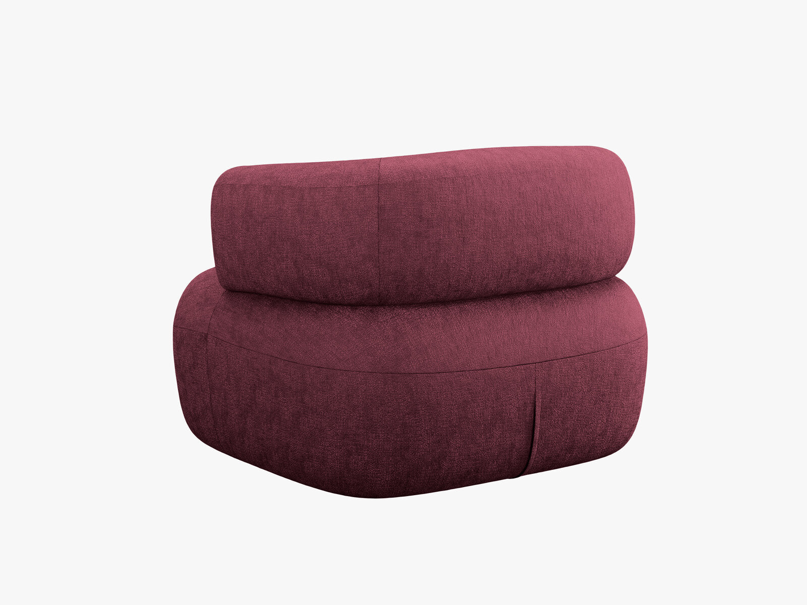 Micadoni Sessel Jenny Chenille Perfect Harmony Purpur Rot