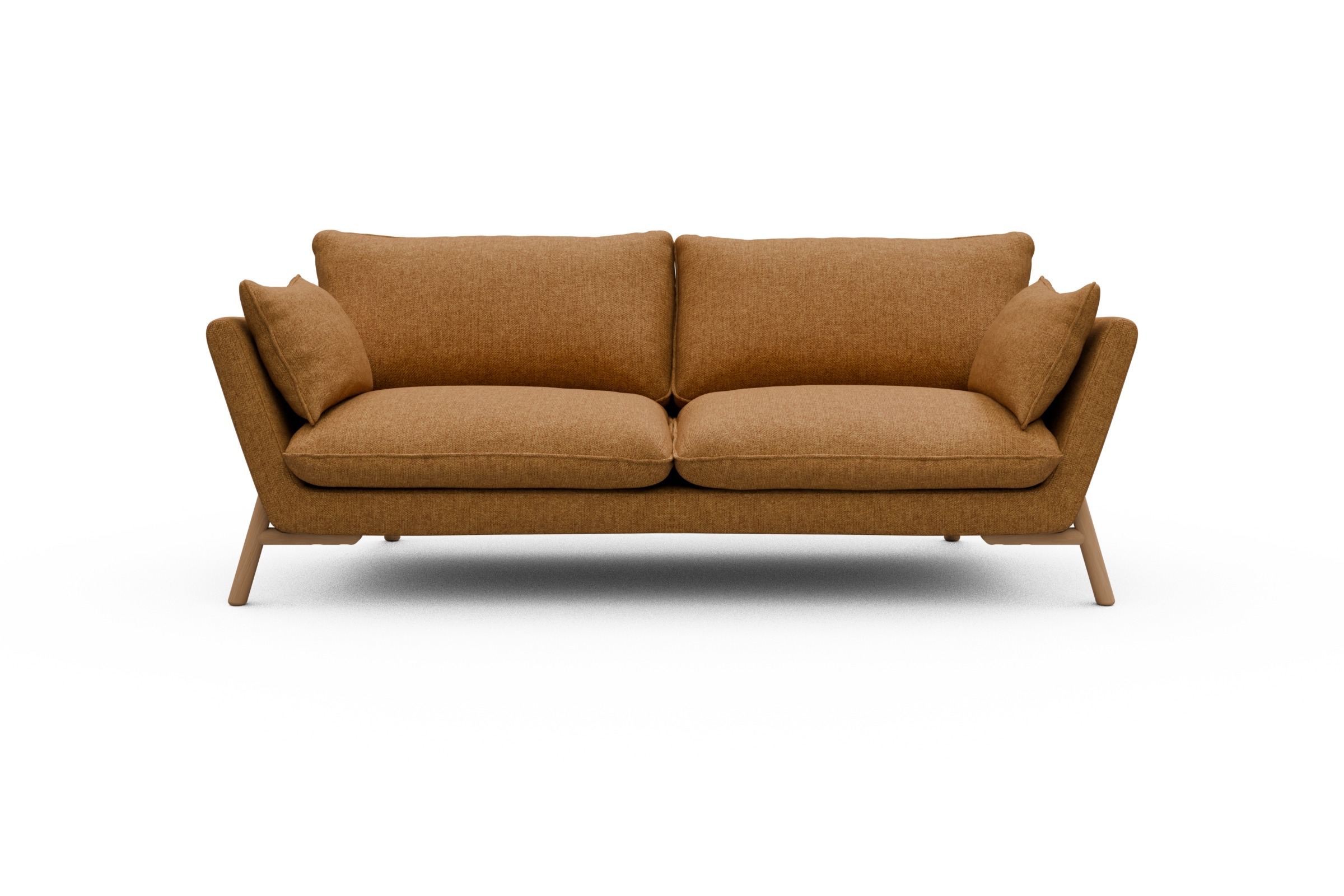 Skandi Home Sofa Emil 3-Sitzer Beinfarbe Eiche Natur Sama-Curcama moebelfaktor