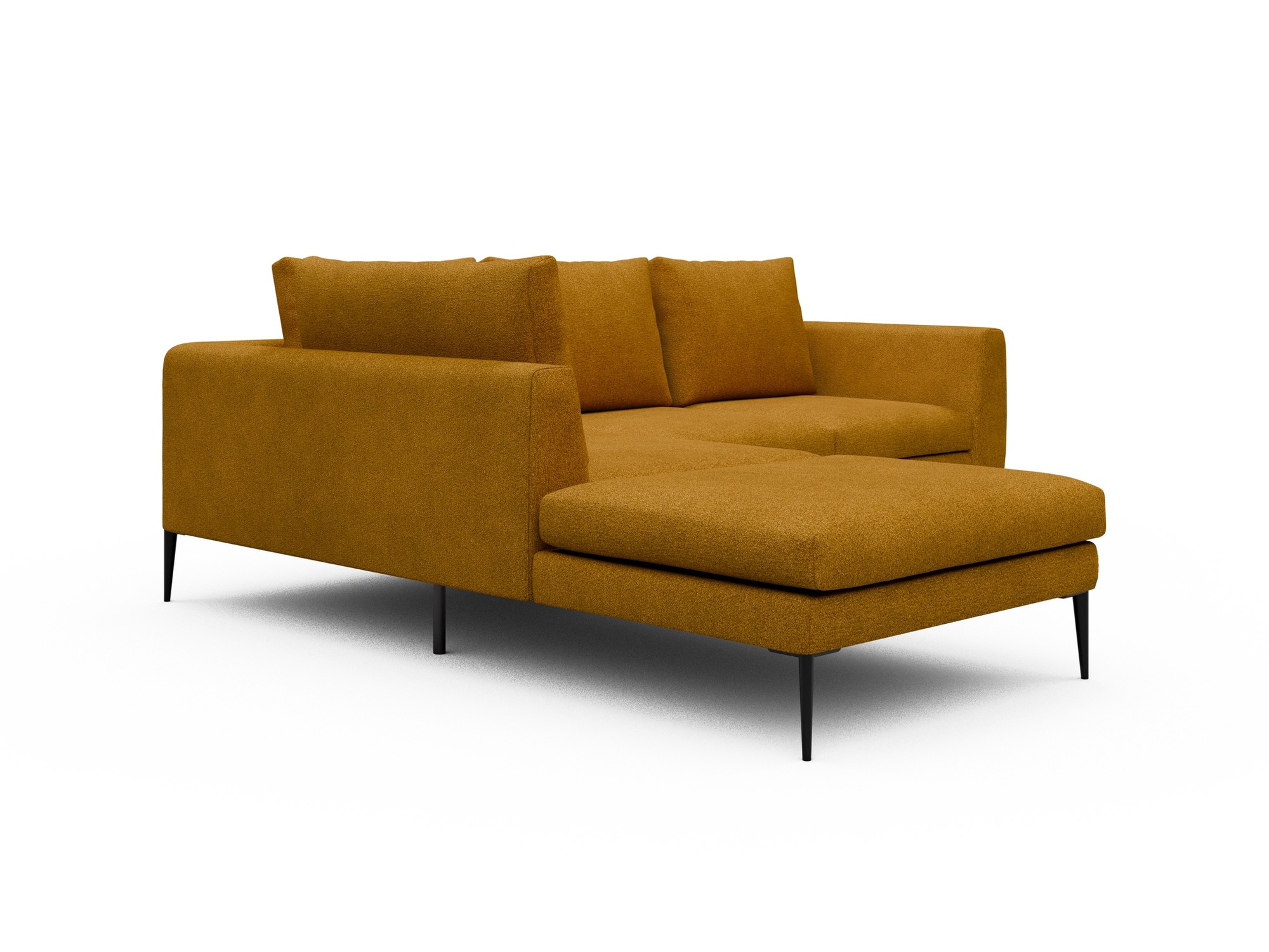 Skandi Home Ecksofa Paul Relax-Ecke links mit 2-Sitzer Boucle-Ochre moebelfaktor