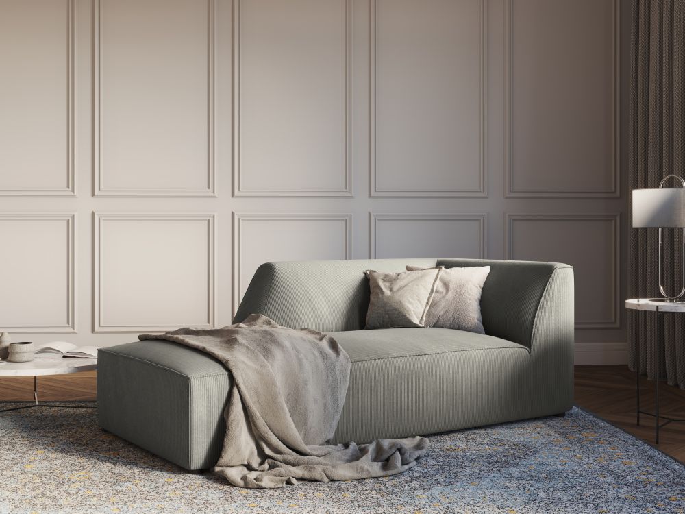 Cosmopolitan Design Chaiselongue Siena Kord Scala Hellgrau Links