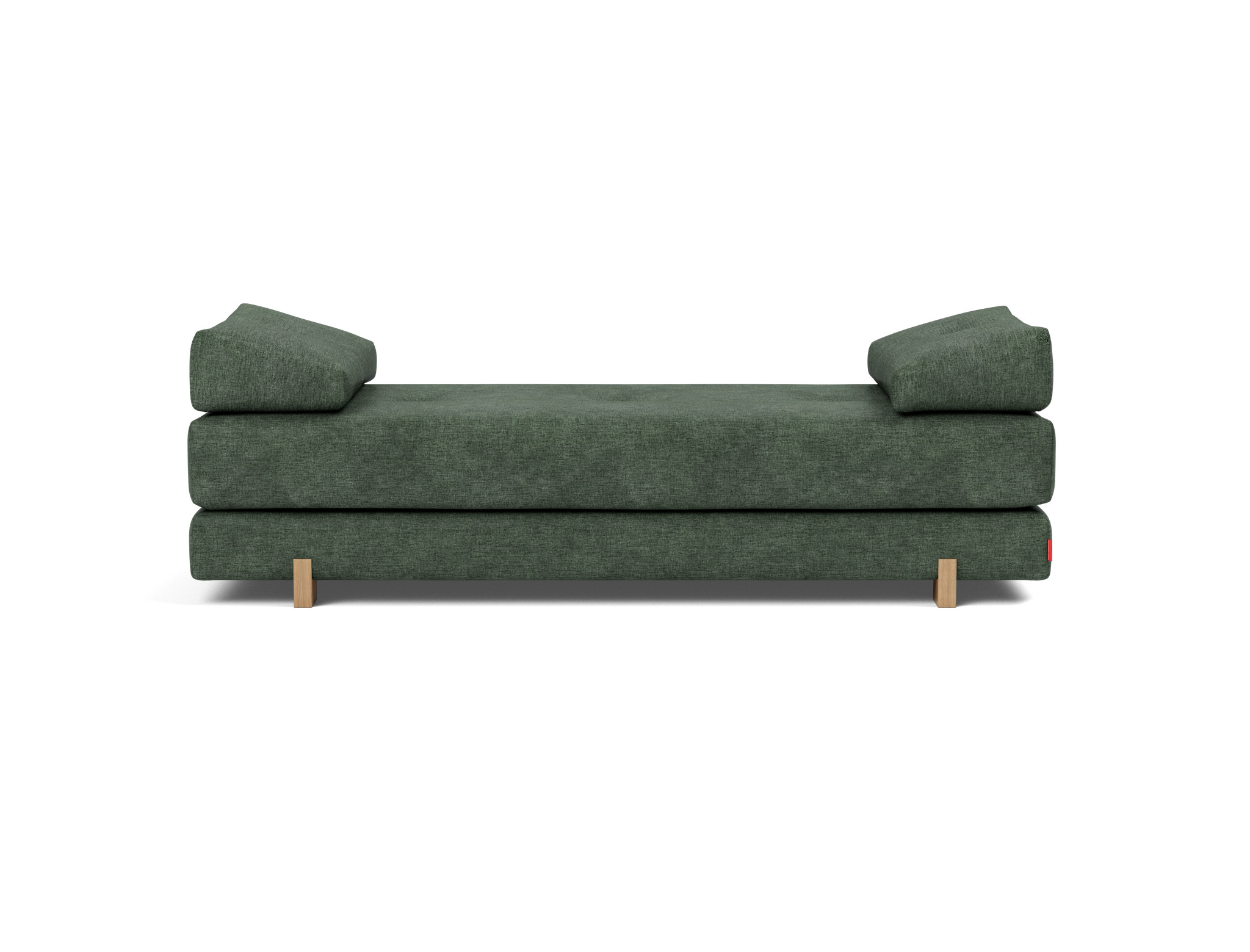 Tagesbett Sigmund Flachgewebe Avella 281-Pine-Green Beine Drip Eiche