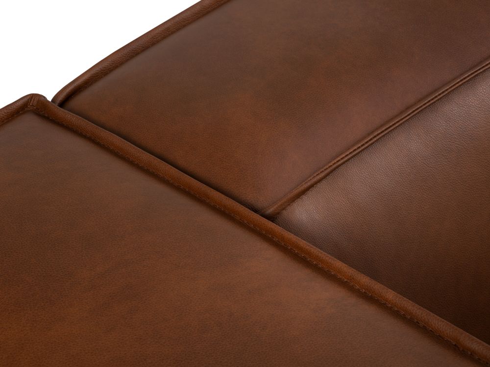 Cosmopolitan Design Panoramasofa Turin 6-Sitzer 365 cm Leder Granada Braun Rechts