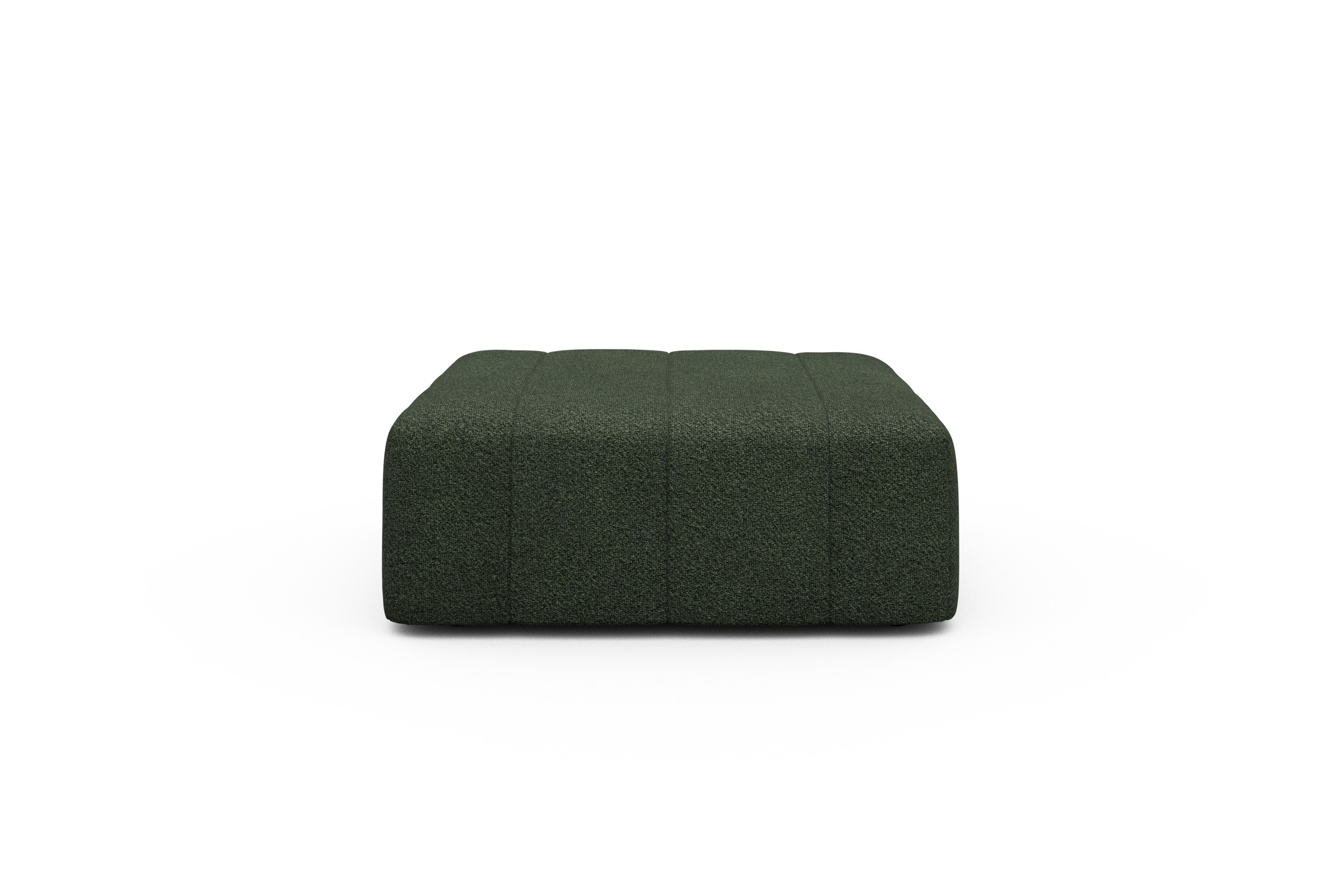 Sitzhocker Hugo Ottomane Vanora-Deep-Green