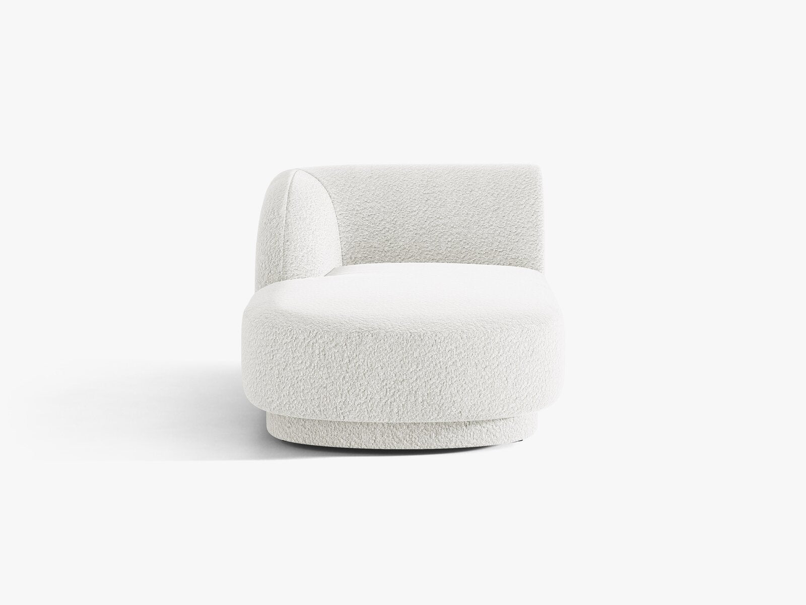 Micadoni Modul Miley 2-Sitzer Links Boucle Baloo Weiß