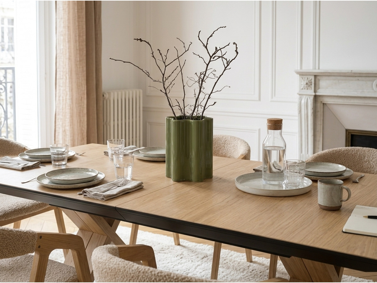 Bobochic Martha Esstisch ausziehbar Eiche furniert