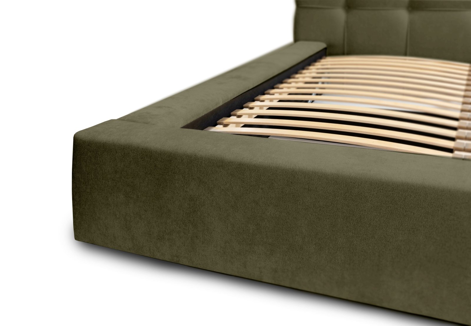 Polsterbett Pavo Chenille 140x200 mit Metallrahmen Ditra-New 38