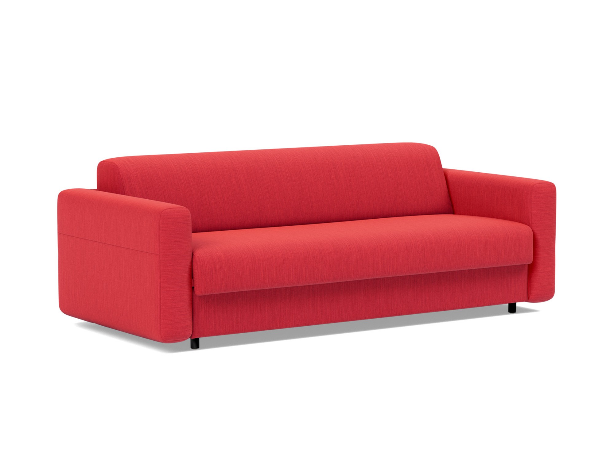 Schlafsofa Killian mit Memory-Matratze 160 Flachgewebe Elegance 511-Red