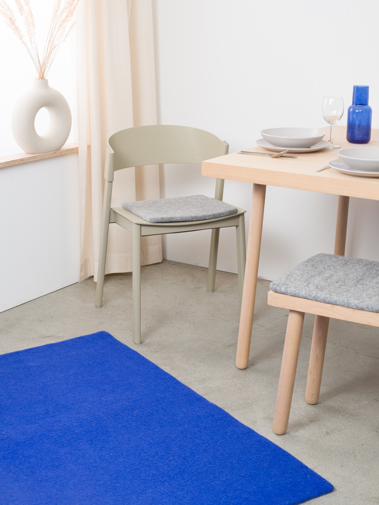 myfelt Carl - Flache Sitzauflage quadratisch