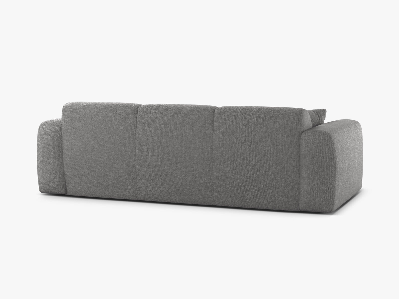 Micadoni Sofa Molino 3-Sitzer Chenille Eden Hellgrau