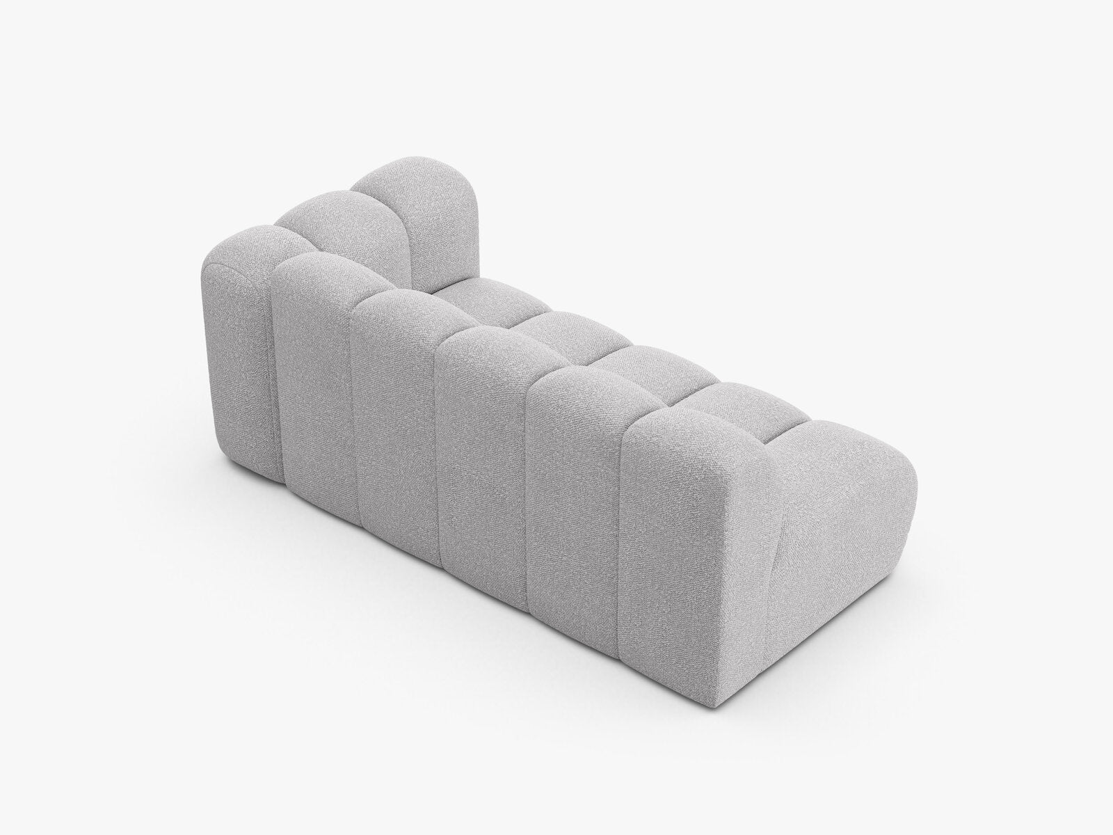 Micadoni Modul Lupine 3-Sitzer Boucle Baloo Hellgrau Rechts