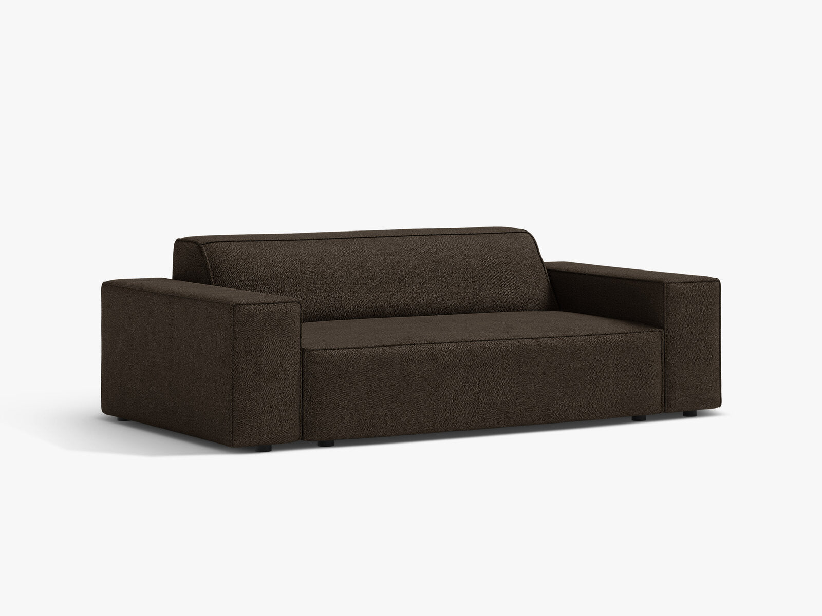Micadoni Jodie Sofa 2-Sitzer Boucle Baloo Braun