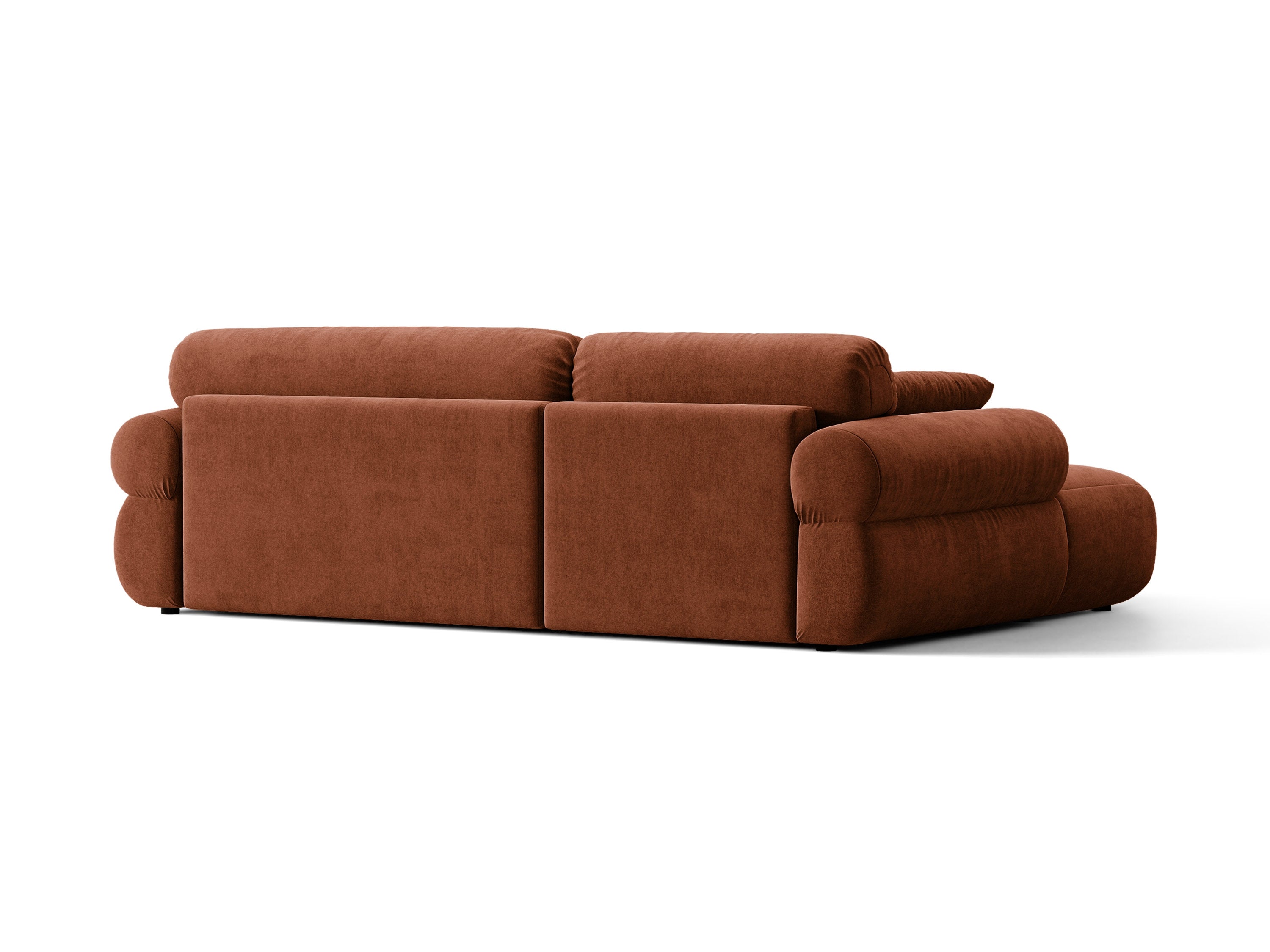 Micadoni Ophelia Ecksofa Links Strukturierter Stoff Liberty Ziegel