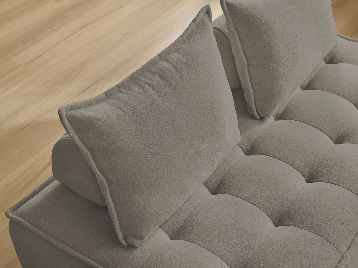 Bobochic Elisa Sofamodul 2-Sitzer Strukturstoff Taupe