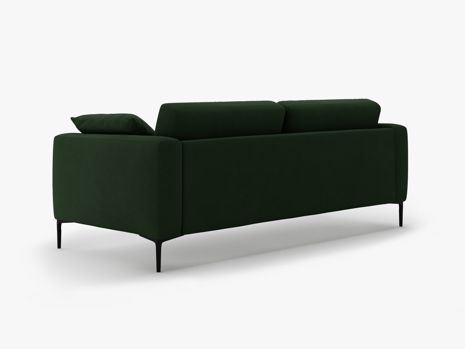 Micadoni Sofa Bemy 4-Sitzer Samt Flaschengrün