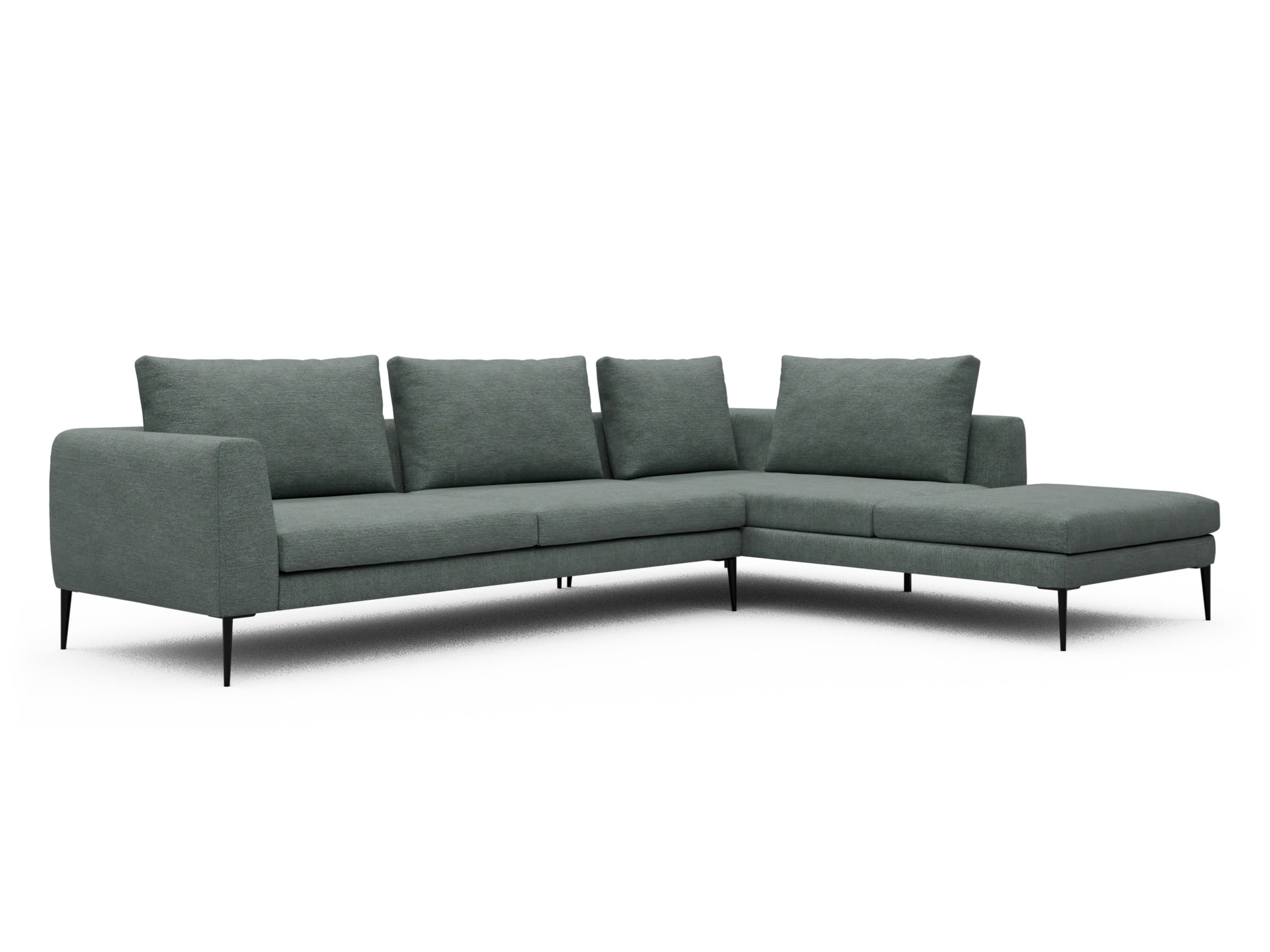 Skandi Home Ecksofa Paul Relax-Ecke rechts mit 3-Sitzer Carreno-Ice-Blue moebelfaktor