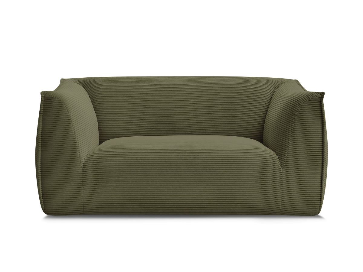 Bobochic Giorgia Sofa 2-Sitzer Cordsamt Grün