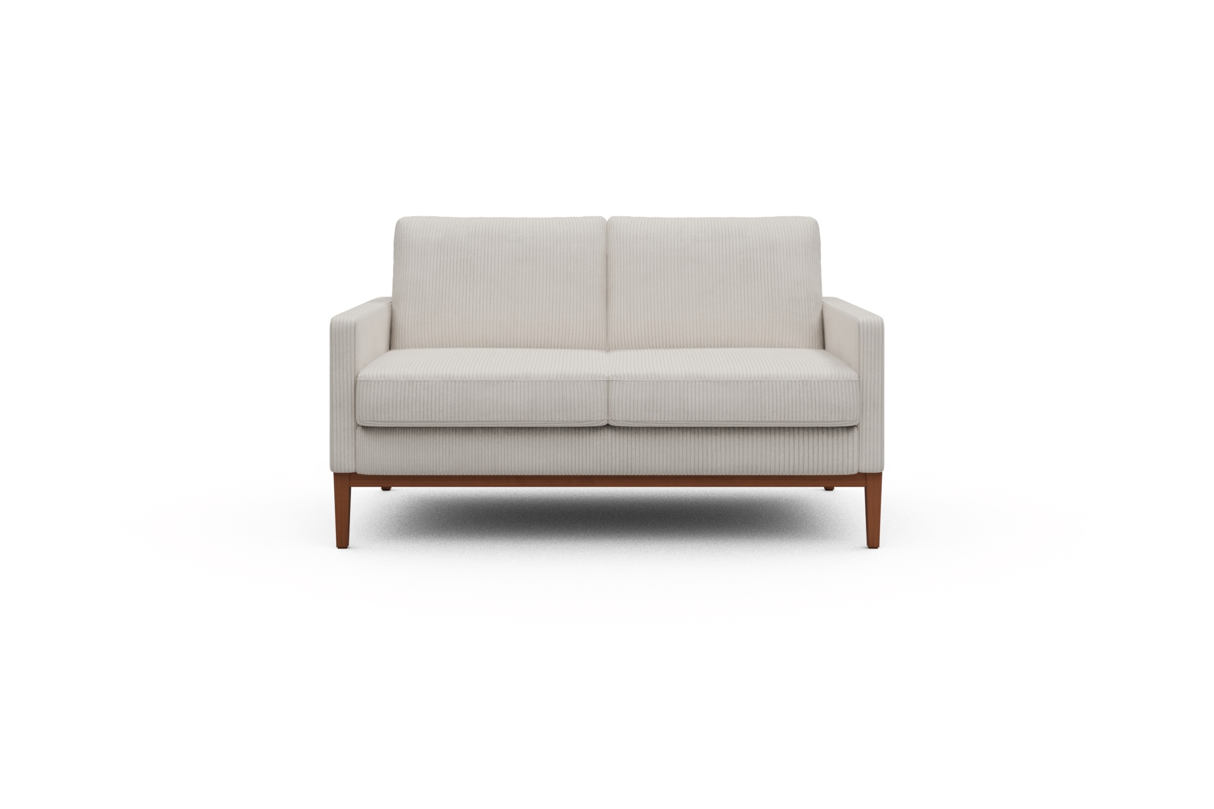 Skandi Home Sofa Bodo 2-Sitzer Corduroy-Ivory moebelfaktor