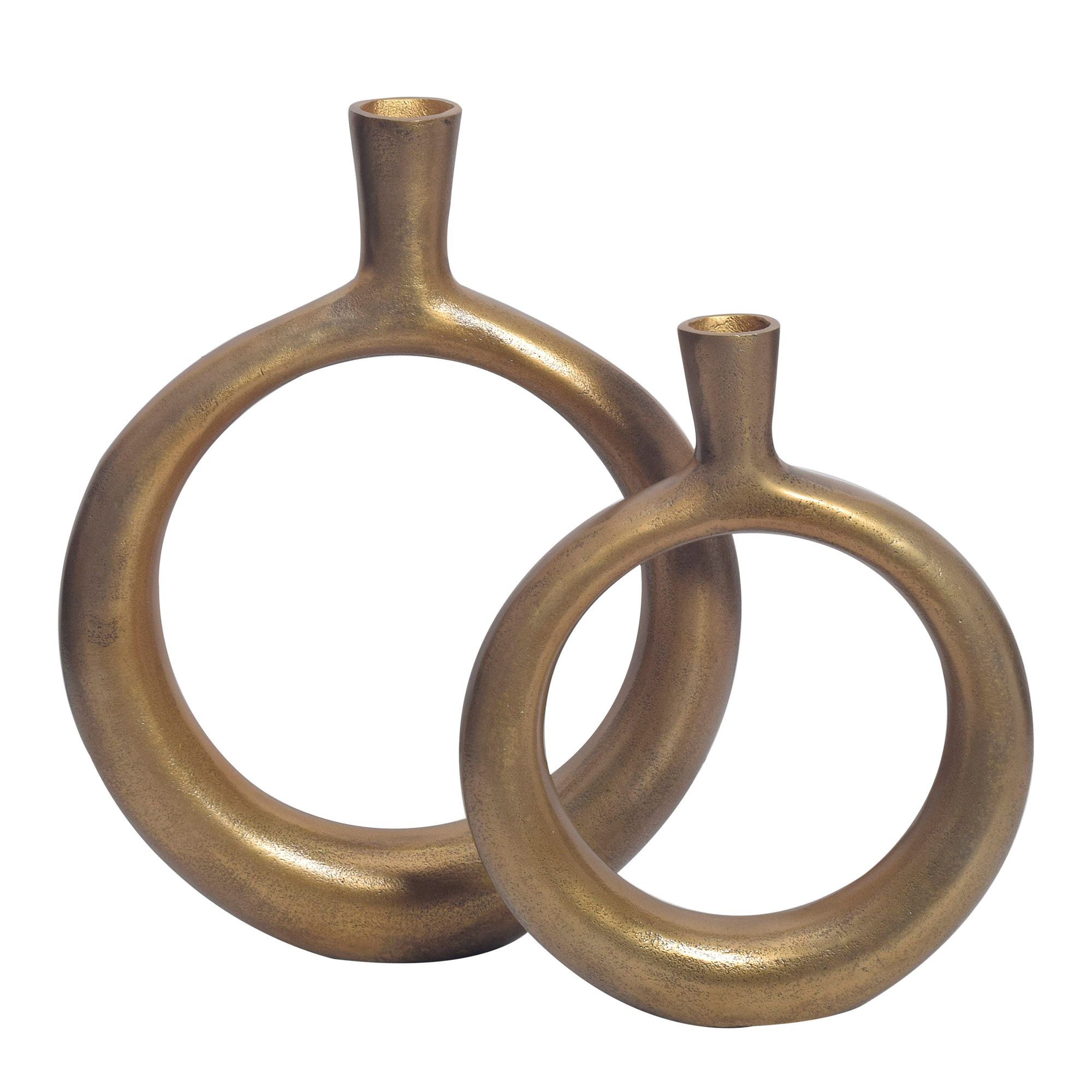 Tischvase Hovden Aluminium Gold