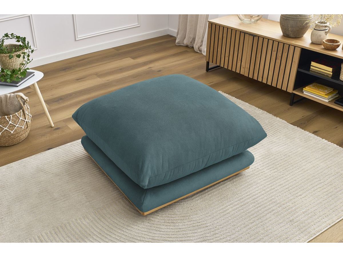 Bobochic Ernest Pouf Stoff Dunkelblau