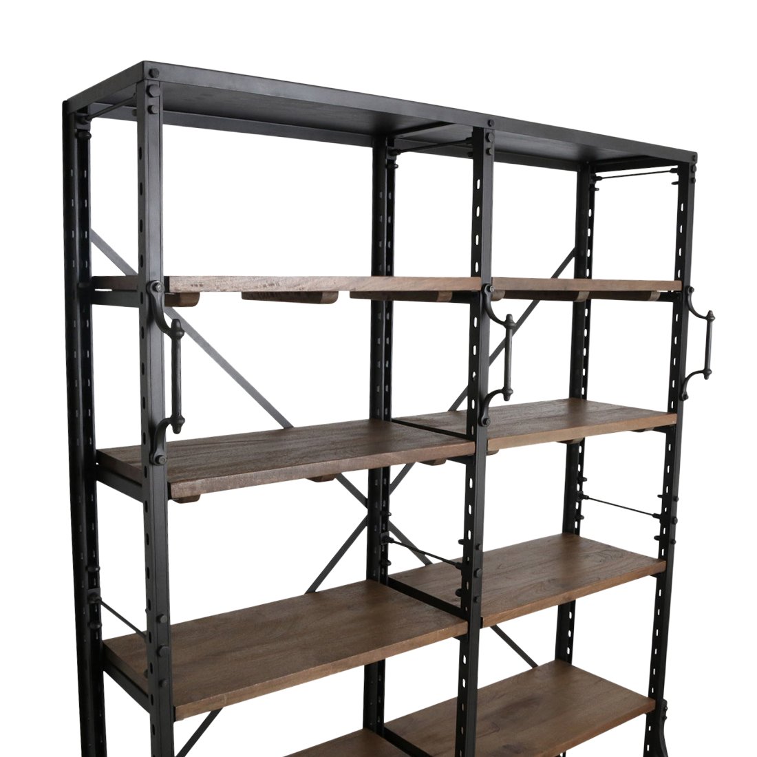 Raw Materials Bücherregal Metall/Holz 200cm