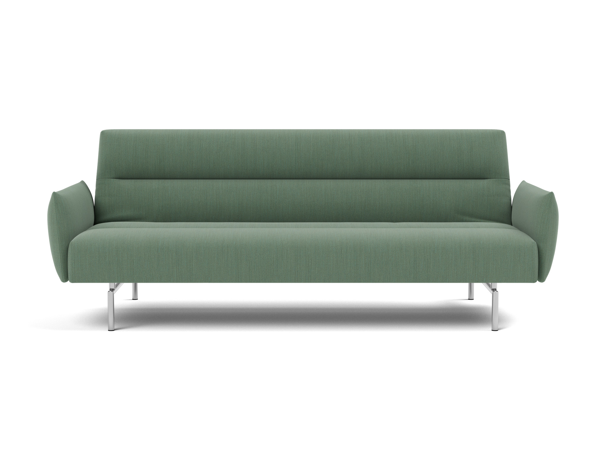 Schlafsofa Jillis mit Armlehnen Flachgewebe Elegance 518-Green