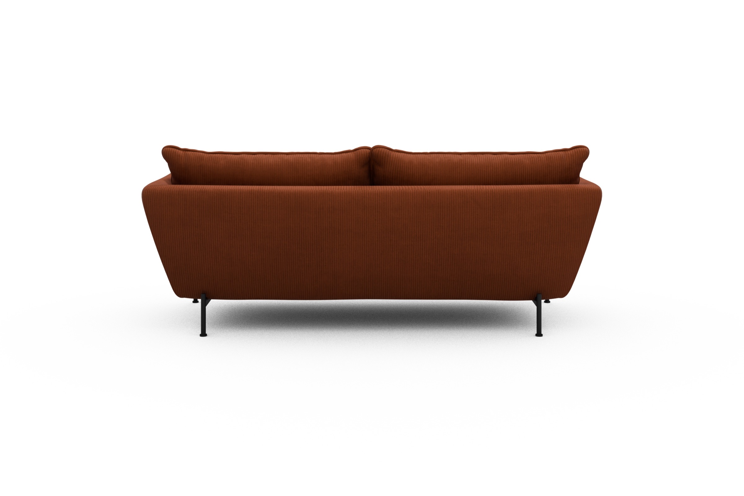 Sofa Anton PREMIUM 2-Sitzer Corduroy-Burnt-Orange