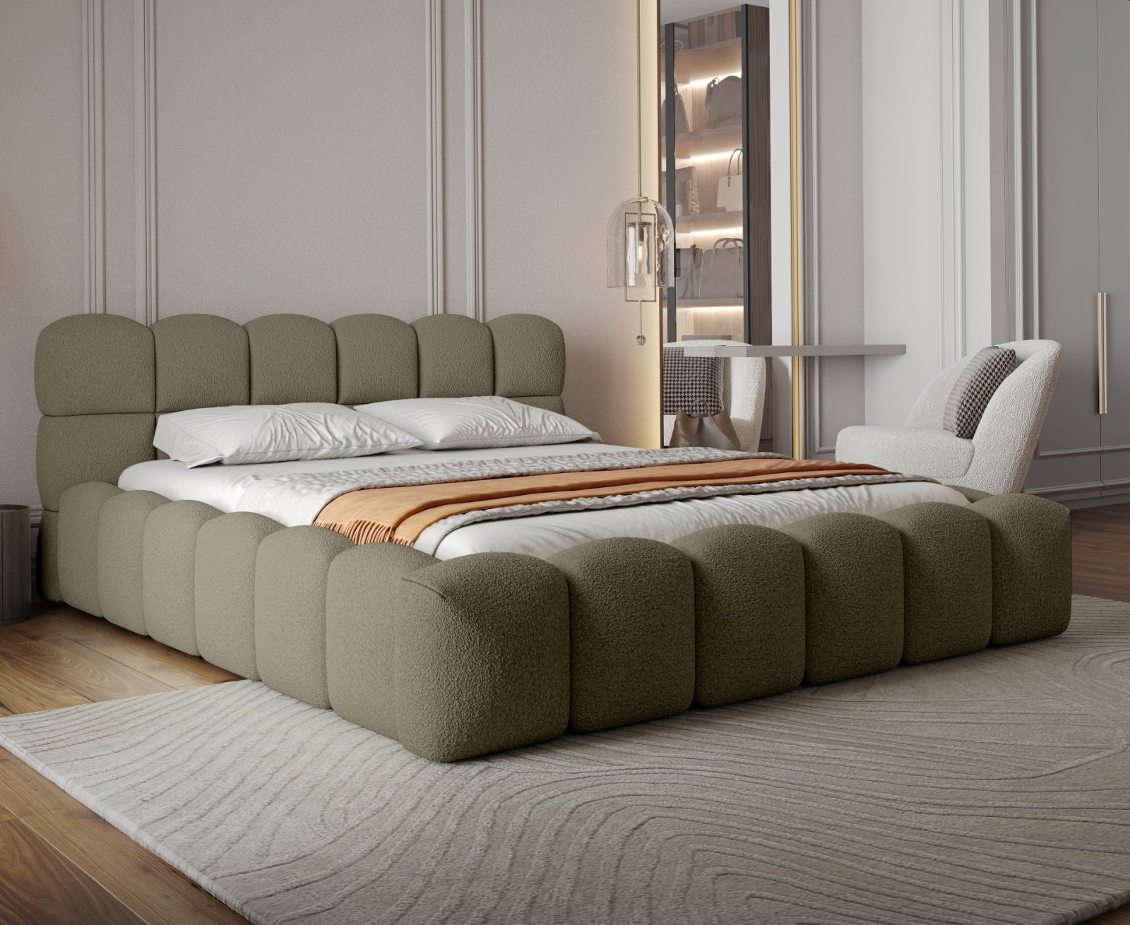 Polsterbett VENTO-SLIM Quelle 180 mit Metallrahmen Quelle 16 moebelfaktor