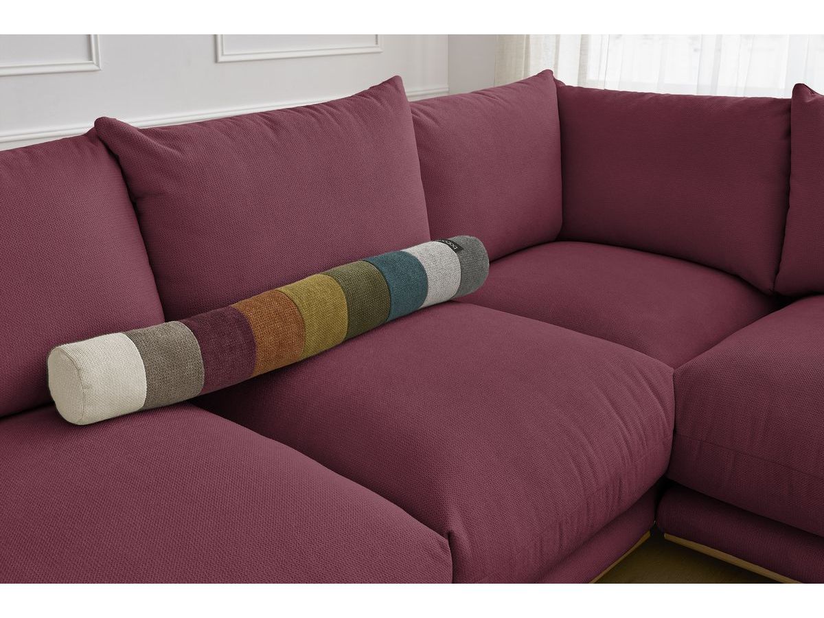 Bobochic Ernest Ecksofa Stoff Rot