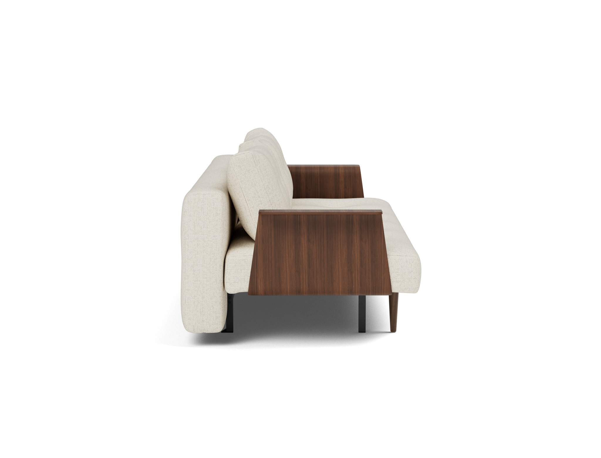 Schlafsofa Recast mit Armlehnen Boucle Skandi 531-Off-White