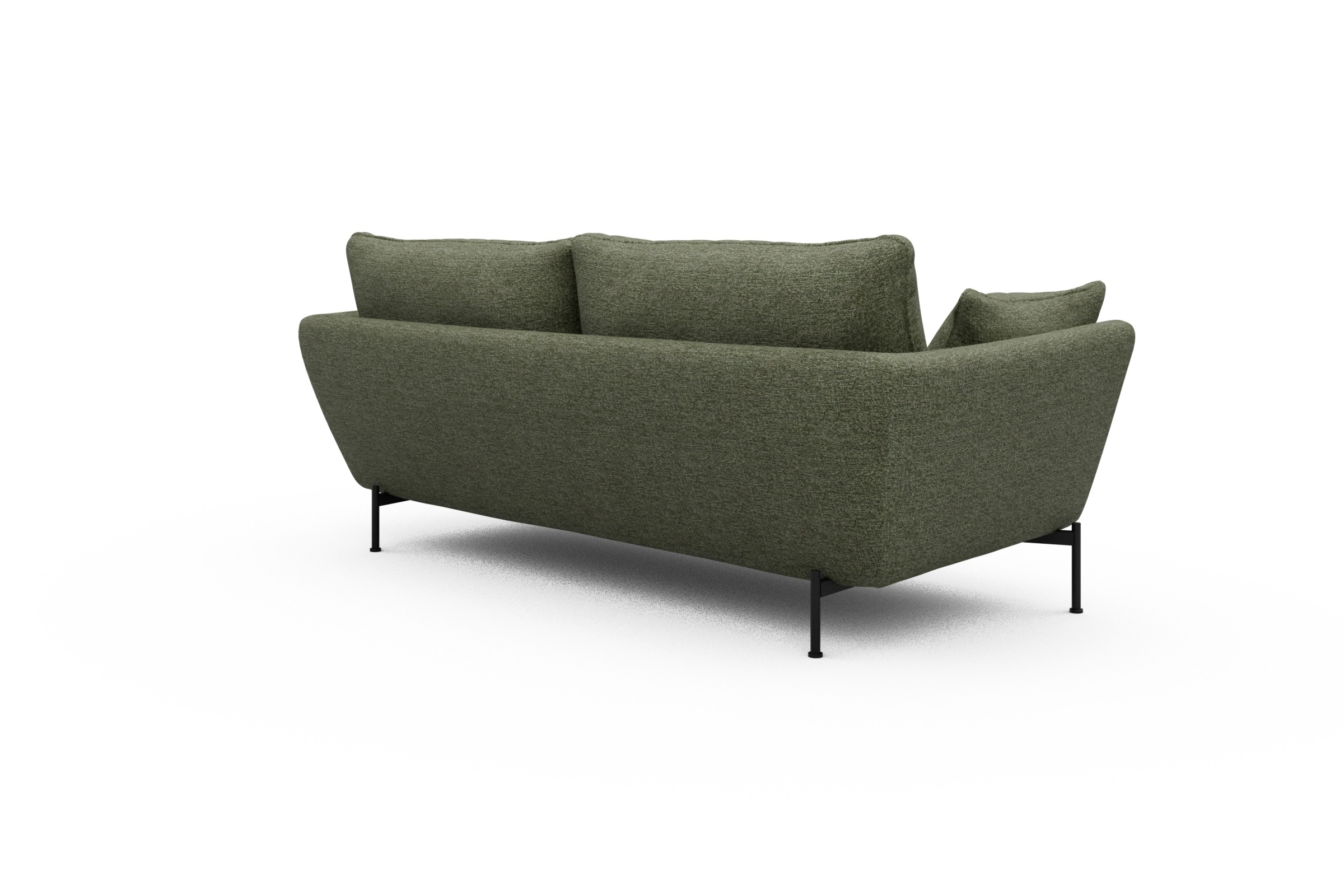Sofa Anton 3-Sitzer Carreno-Vivid-Green